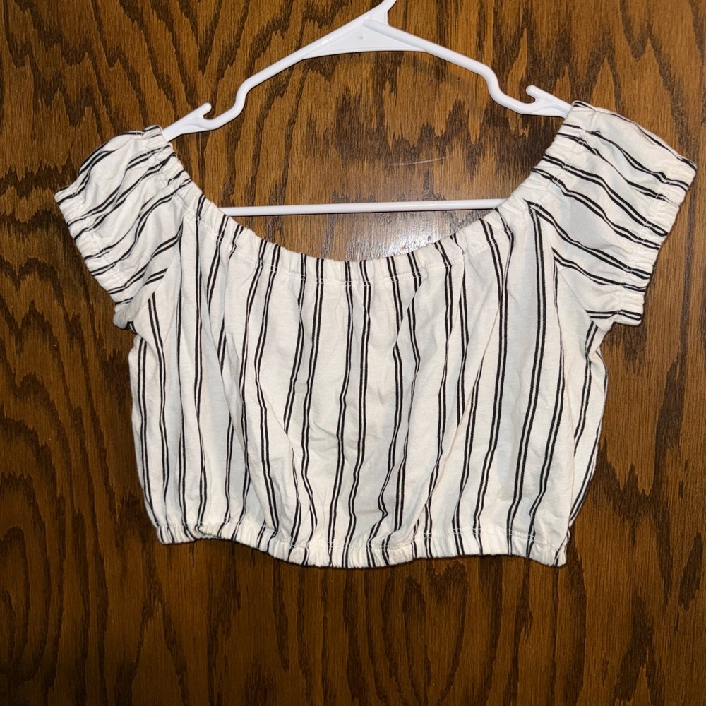 Striped crop top